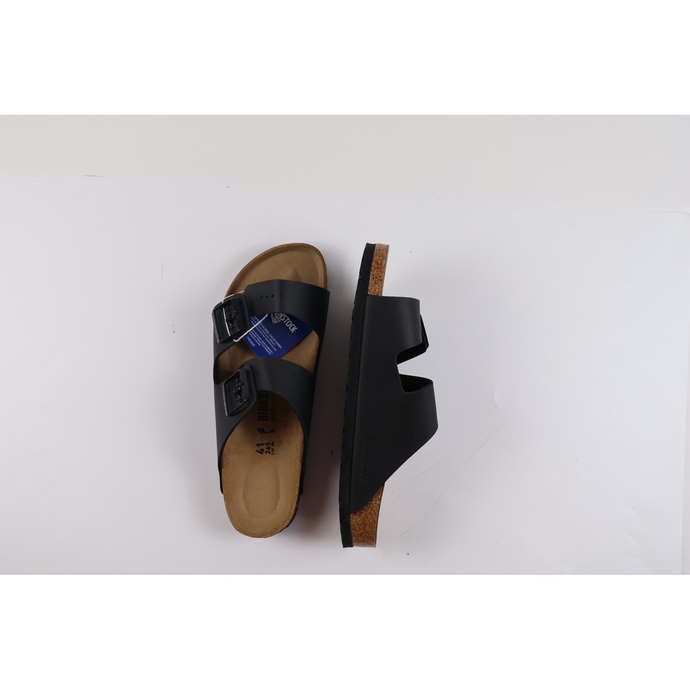 Birkenstock Arizona BS Sandals Black Solid 41 Birko-Flor NWT $110